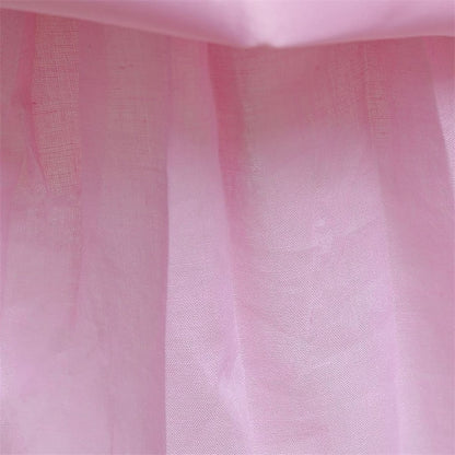 Floral Kids Purple Dress Party Blue Blushing Lace Girls'