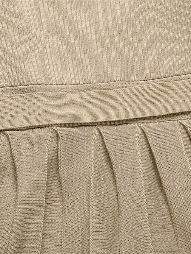 Women's Sweater Dress Knit Dress Jumper Dress Mini Dress