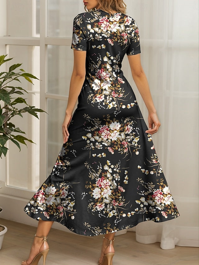 Women's Maxi Dress Knit Dress Casual Dress A Line Dress