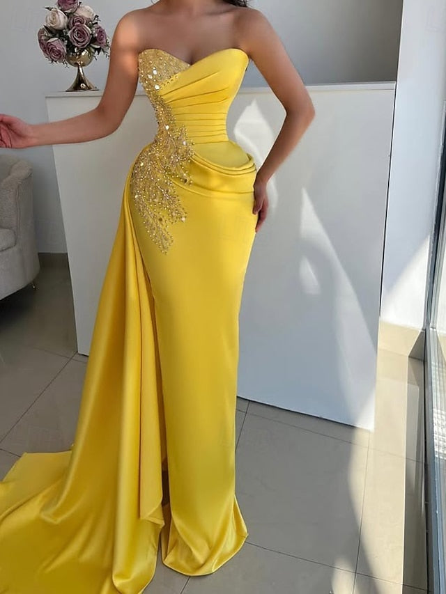 Elegant Trumpet Formal / Evening Gown Dress Mermaid Wedding