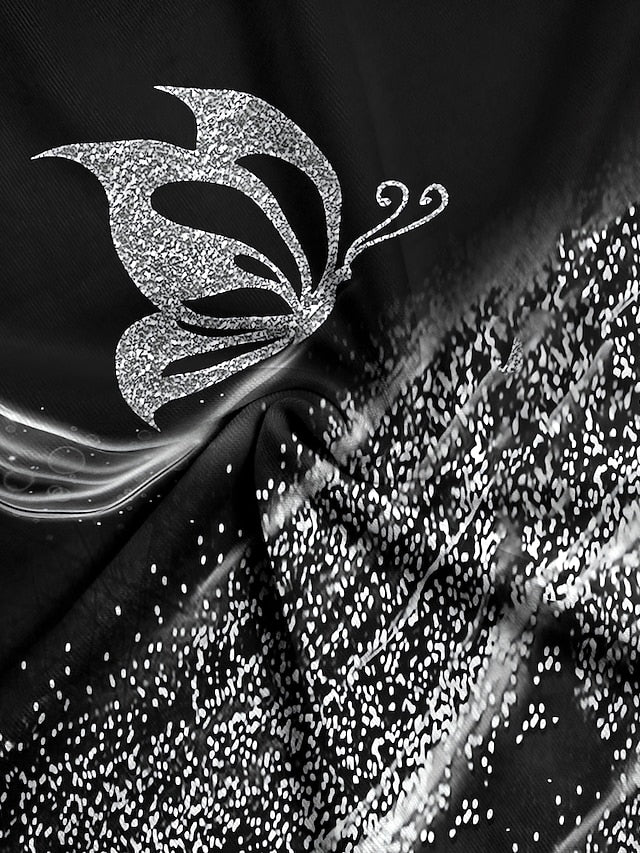 Women's Blouse Long Sleeve Asymmetrical Hem Chiffon Basic