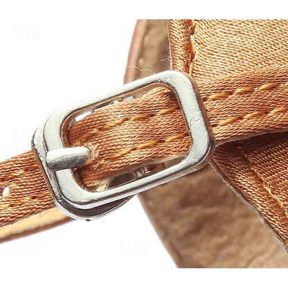 Dance Design Satin Shoes Latin Women's Strappy with and