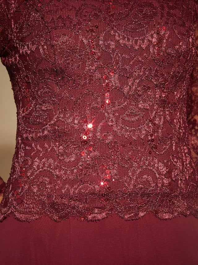 Women's Maxi Dress Chiffon Dress Elegant Wedding Guest