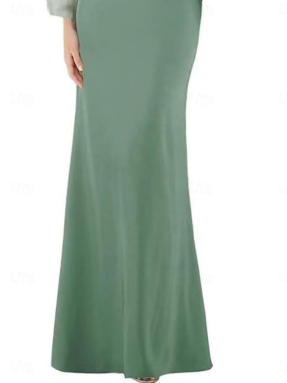 Shoulder Bride Off Trumpet Mermaid the / Mother Elegant of Dress