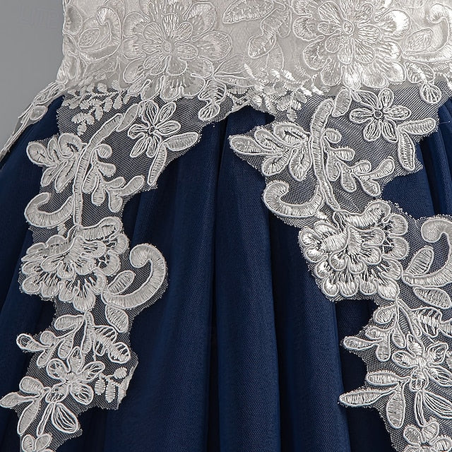 Sleeveless Special Girls' Wedding Party Kids Floral Dress