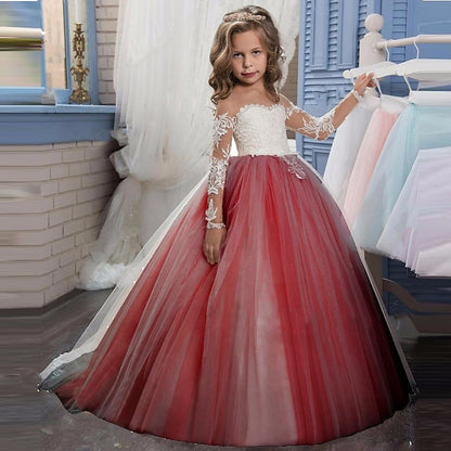 Girl First Dress Girls' Princess Communion Flower