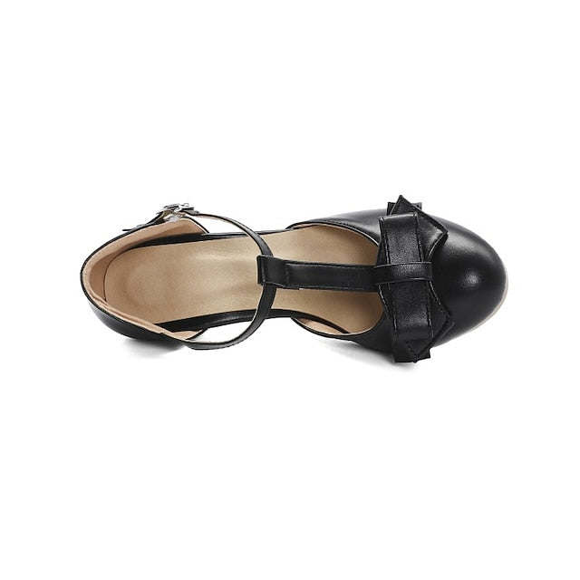 Bow T-Strap Green Vintage 1950s Retro Mint – Heels Chunky with