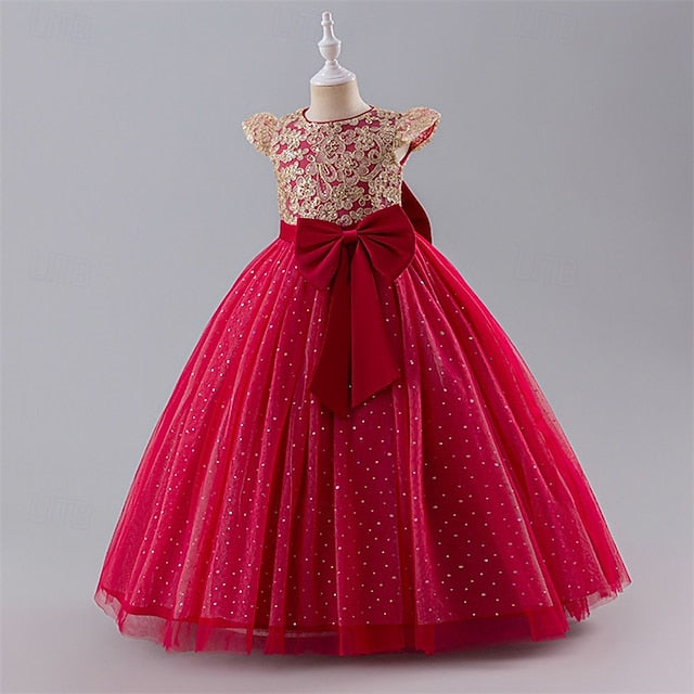 Girls' Girl Flower Princess Dress Kid's