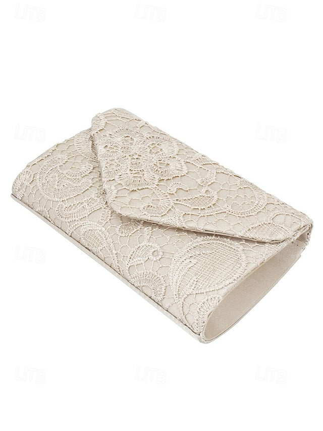 Lace Chain Women's Clutch Bag Evening Strap with