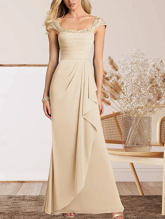 Bride A-Line Mother of the Dress Elegant Wedding Guest
