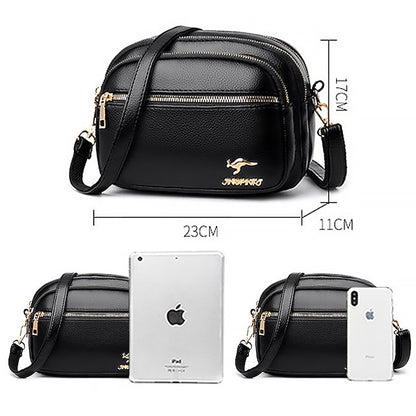 Ledertasche Dome Crossbody Schultertasche PU Damen