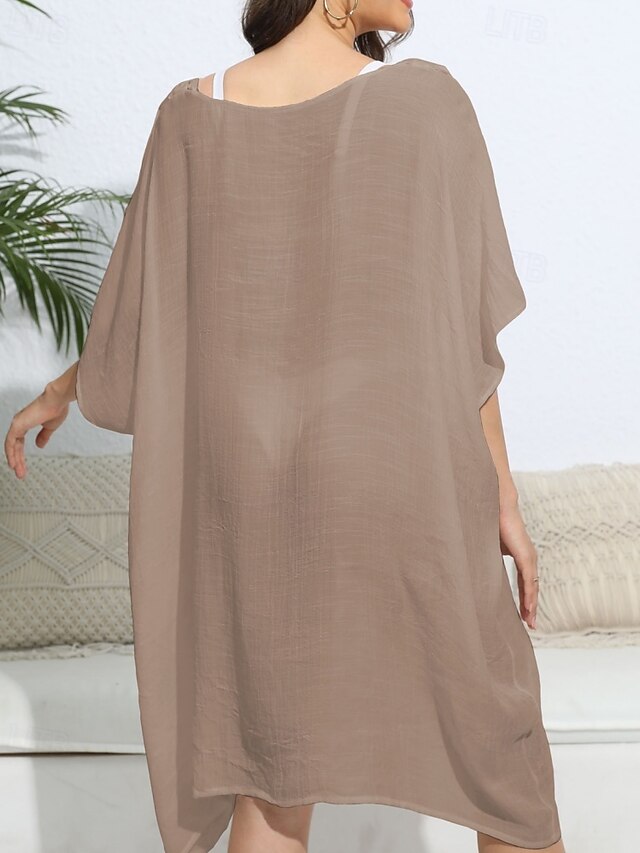 Women's Swimwear Cover Up Swim Dress Rash Guard Swimsuit