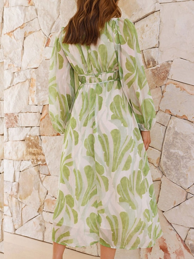 Women's Midi Dress Casual Dress Elegant Stylish Casual