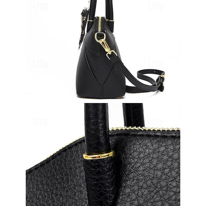 Sac à main en cuir pour femme, sac seau, sac de bureau, sac de vacances, en PU