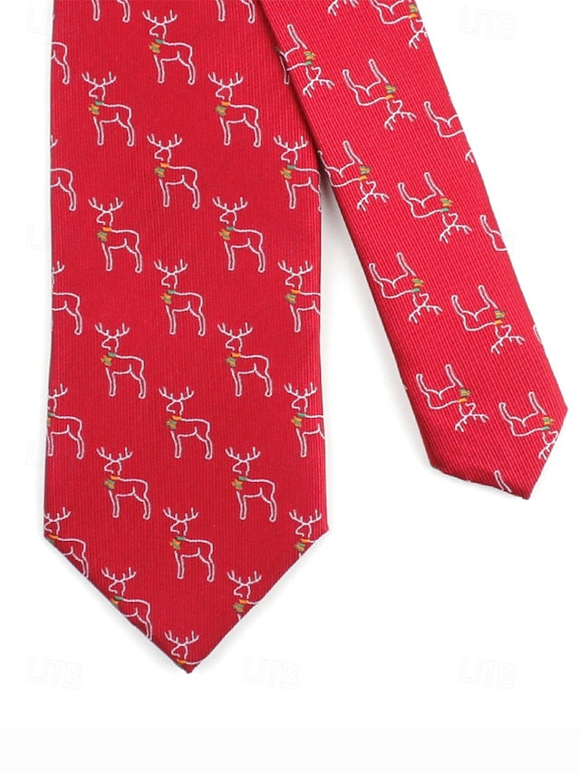 Necktie Santa Christmas Men's with