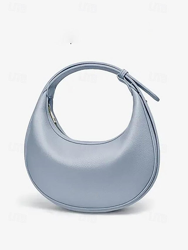 Crescent Elegant Shoulder - Bag Women's White Stylish