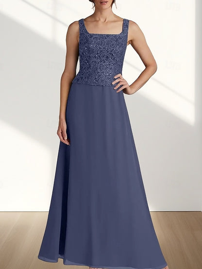 of the Bride Two Dress Elegant Piece Mother A-Line Wedding Guest