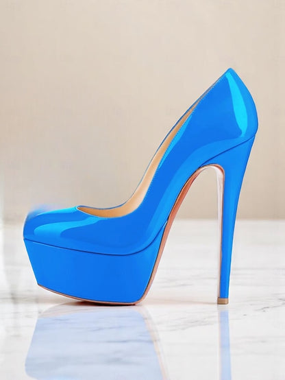 Women's Pointed-Toe Heels and Patent Black Platform with