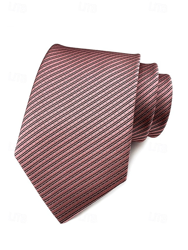 tie Men's striped satin