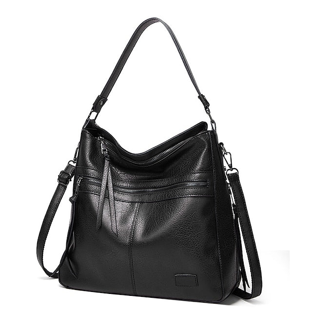 Tasche PU Crossbody Damen Leder Schulter Hobo Tote