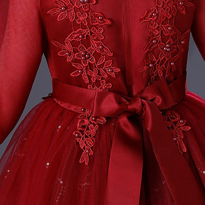 Girl Princess Girls' Kid's Flower Dress