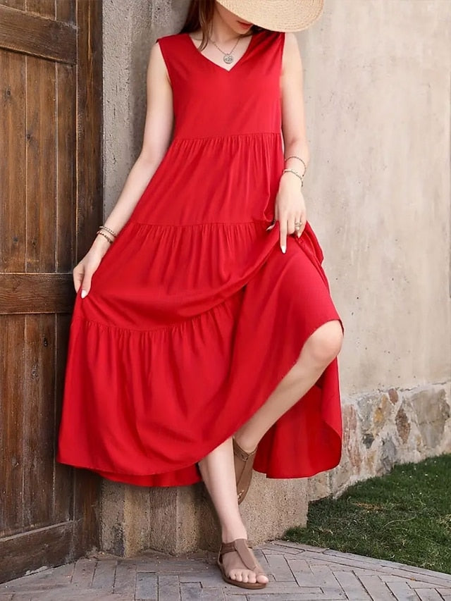 Women's Maxi Dress Casual Dress Swing Dress A Line Dress