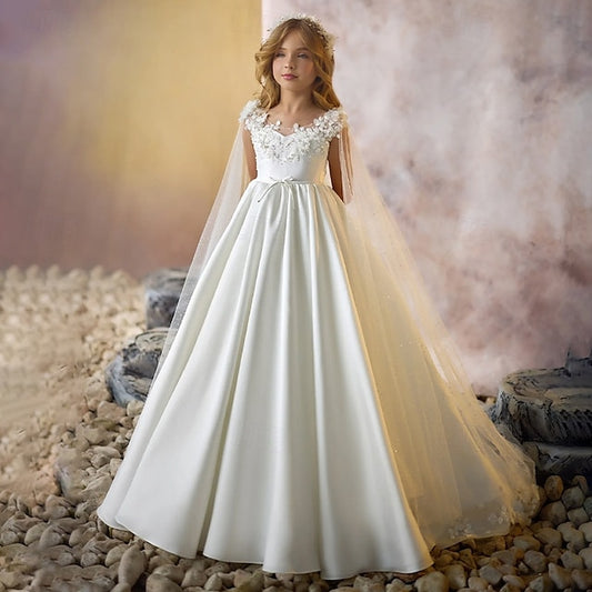 Formal Girls' Dress Flower First Communion Girl