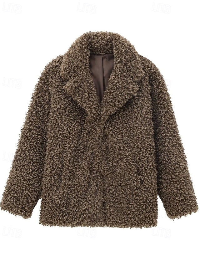 Warm Coat Teddy Fur Comfortable Women's Faux Furs
