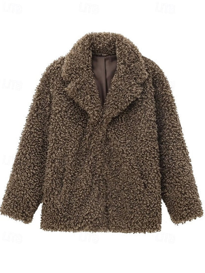 Warm Coat Teddy Fur Comfortable Women's Faux Furs