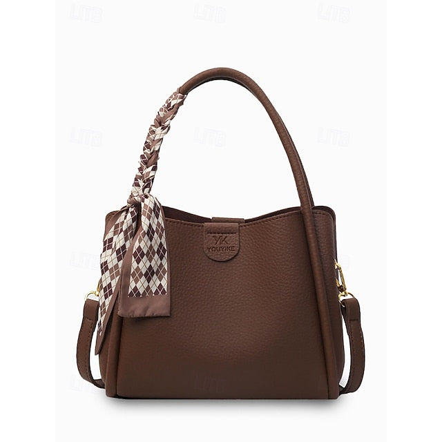 Handtasche Tasche Taschen Schulter Crossbody Damen Eimer PU