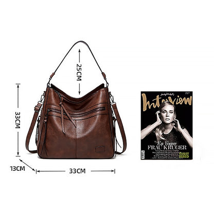 Tasche PU Crossbody Damen Leder Schulter Hobo Tote