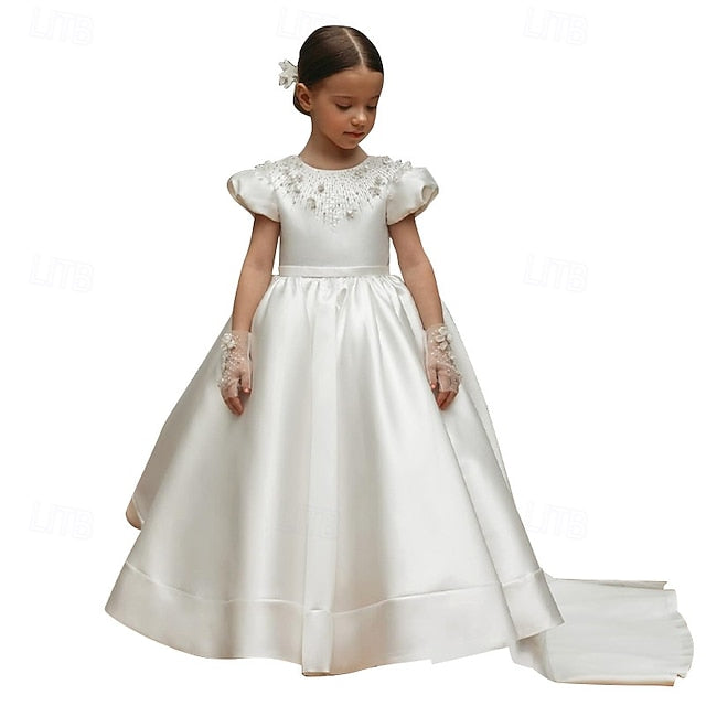 Flower Dress First Girls' Party Communion Girl