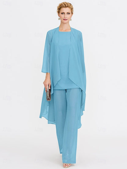 Beach of 3 Wedding Piece Bride the Mother Pantsuit