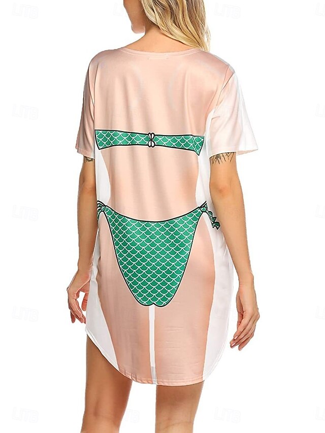 Women's Swimdress Swimsuit Dress Vacation Beach Wear