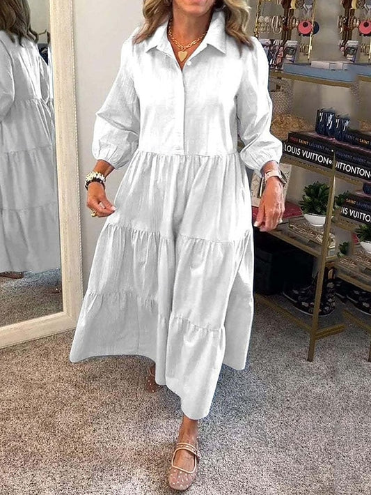 Women's Long Dress Maxi Dress Shirt Dress Summer Dress