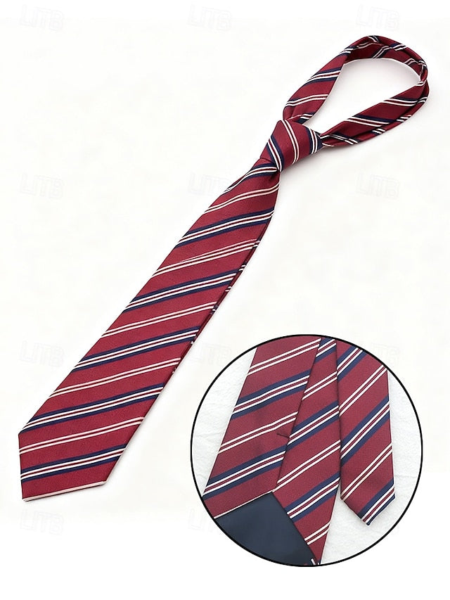 Necktie and Paisley Tie Classic Striped Silk Men's