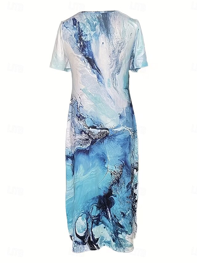 Women's Maxi Dress T Shirt Dress Tee Dress A Line Dress
