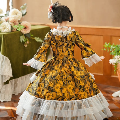 Rococo Dress Masquerade Party Gothic Costume Vintage Inspired