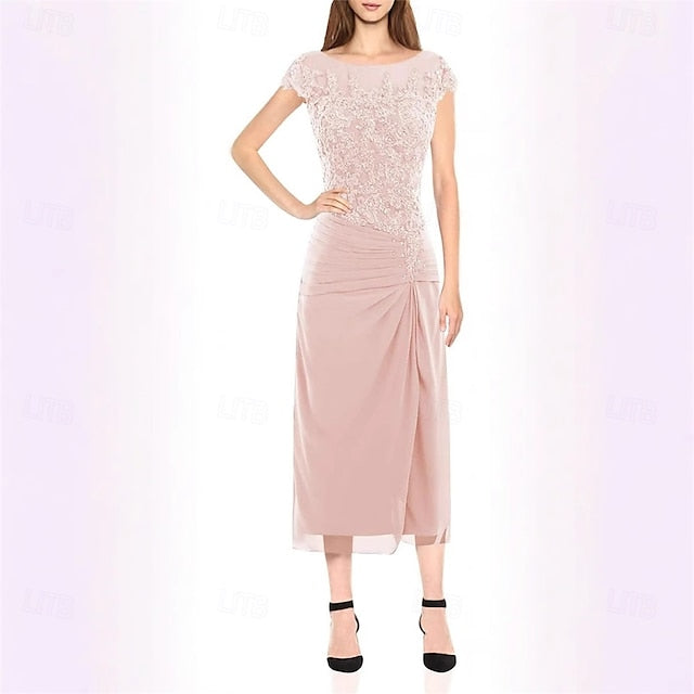 Trumpet / the Dress Elegant Mother Mermaid of Bride Simple Crew