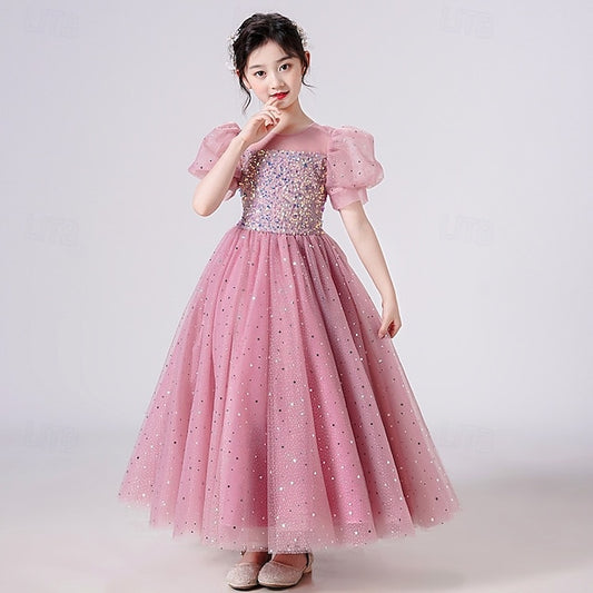 Dress Flower Princess Girl Girls' Kid's