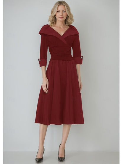 / Sheath Column of Collar Portrait Bride A-Line the Dress Mother