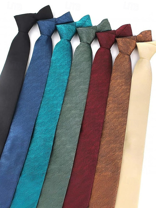 Men's – Polyester Herringbone Tie Stylish Christmas