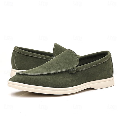 Loafers – Slip-On Faux Casual Blue Men's Light Breathable