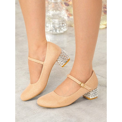 Jane Shoes Girls' Mary Women's Dance with Glitter and