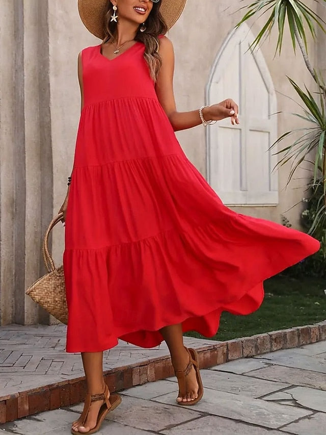 Women's Maxi Dress Casual Dress Swing Dress A Line Dress