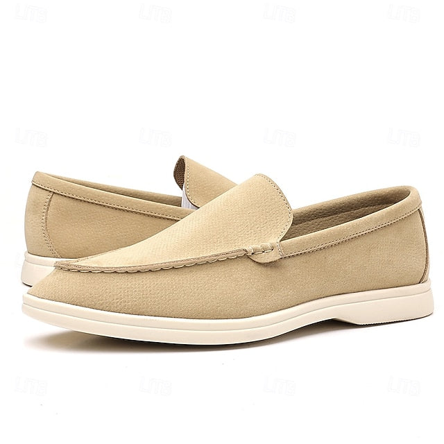 Loafers – Slip-On Faux Casual Blue Men's Light Breathable