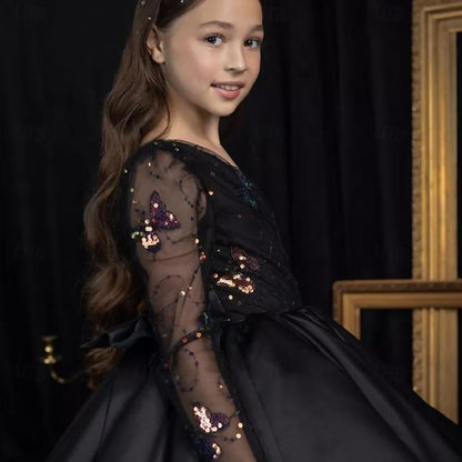 Communion Kids Girls' Party Flower Dress Girl First