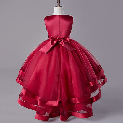 Dress Kids Festival Girls' Sleeveless Sequin Party Wedding