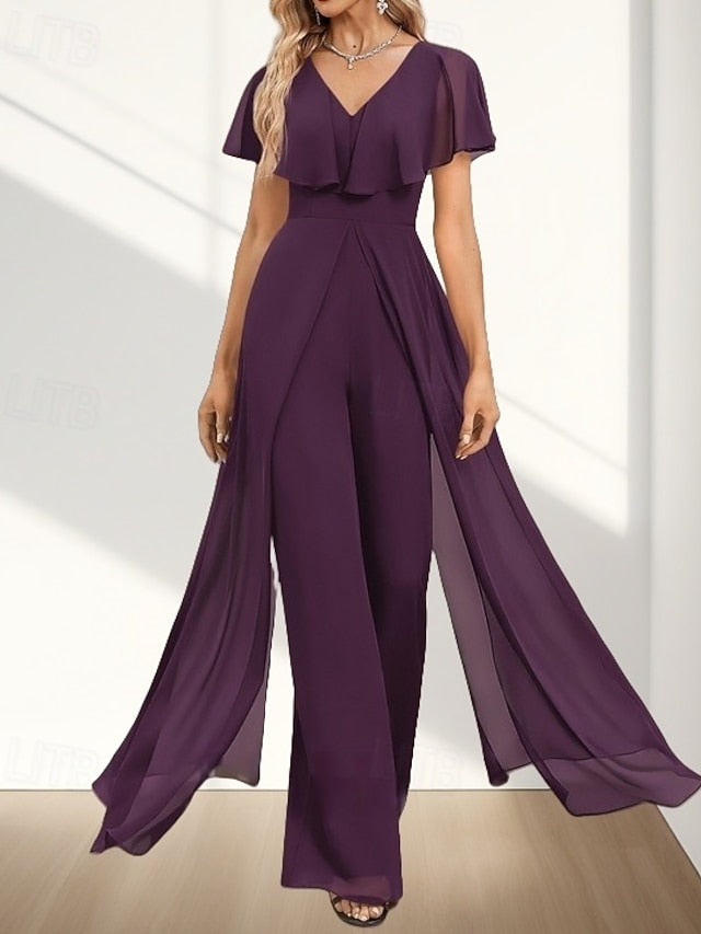 Wedding Bride of Pantsuit Dress Guest Jumpsuit / the Mother
