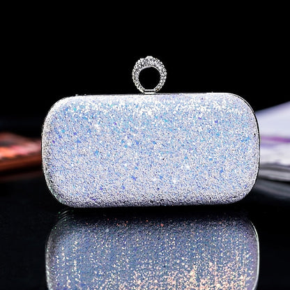 Wristlet Leather PU Bags Clutch Women's Evening Bag